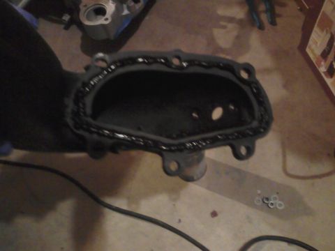 1996 Mercury Grand Marquis - A generous amount of RTV was used to seal it to the adapter plate