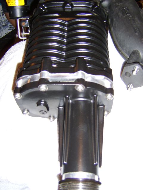 1996 Mercury Grand Marquis - After paint. I painted the blower satin black and used a satin clear coat to protect it. The fasteners were replaced with stainless socket…