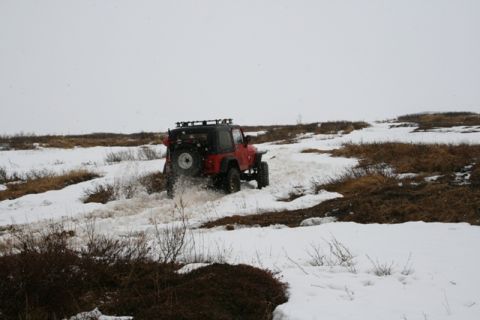 1990 Chevrolet Suburban - playing in the snow