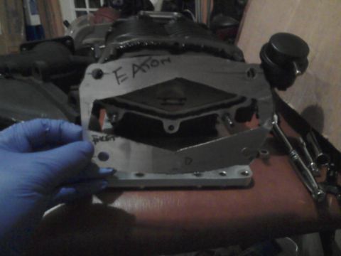 1996 Mercury Grand Marquis - Adapter. Just made from aluminum. Because of the Eaton's unique inlet the inlet pipe cannot be simply flipped over. It is semi-circular on…