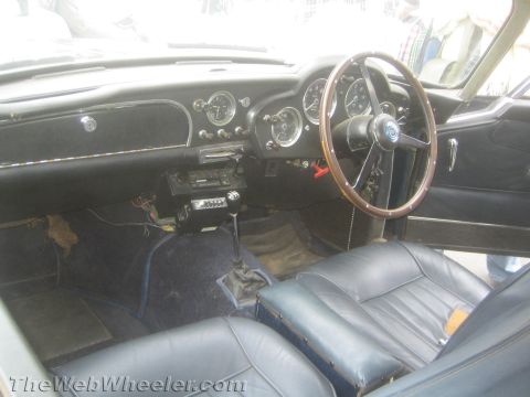 1968 Ford Mustang - Photo of a classic Aston Martin interior, not a technical document.