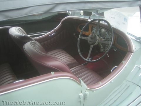 1968 Ford Mustang - Photo of a vintage roadster cockpit interior, not a technical document.