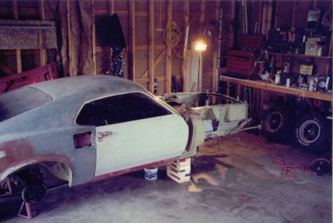 1969 Ford Mustang - in the hazen garage