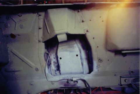 1969 Ford Mustang - where's the suspension?