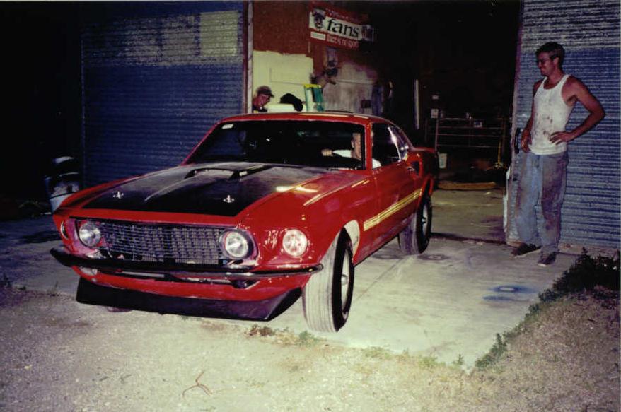 The first time I drove the car!  Its a little dusty