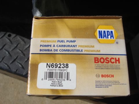 1983 Ford Bronco - a closer shot of the fuel pump box