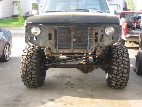 1990 Ford F-250 - round headlights