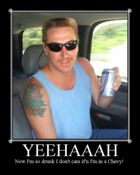 1974 Ford Ranchero - A man in a car's interior, holding a beer, with text overlay.