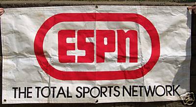1993 Ford C-350 (Centurion Conversions) - A white banner displays the ESPN logo and the words 'THE TOTAL SPORTS NETWORK' in black text.