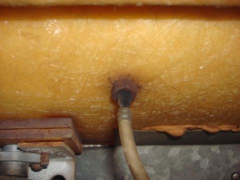 1983 Ford Bronco - this is the bottom of the bulk head connector. as i tried to cut the old vinel line off the fitting broke. this cost $16 Xs 2 one for each…