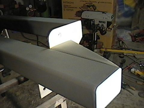 1992 Ford Bronco - 2-part marine epoxy primer and paint should hold up quite well for a finish (besides, a 1/2 gallon of each was given to me)
