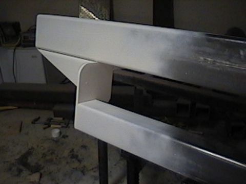 1992 Ford Bronco - this bumper is MIG and torch welded a LOT of grinding occurred prior to primer! (this has been my first project of this nature)