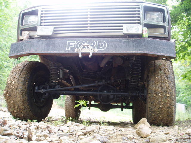 1980 Ford Bronco front view with prominent grille and "FORD" lettering
