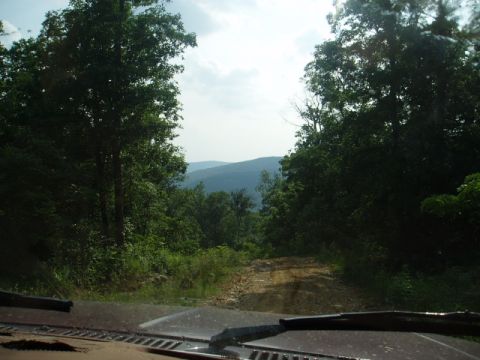 1980 Ford Bronco - This is the view coming off Johnson Top Mtn. During the winter is an amazing view.