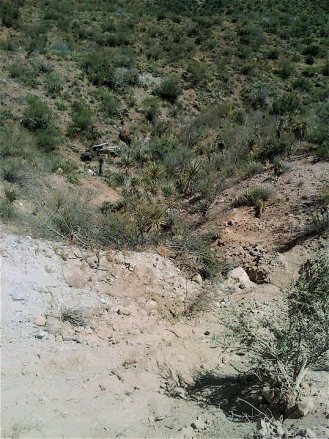 2008 Ford Bronco - Jesse James drove off a cliff at rm 115 just after the summit