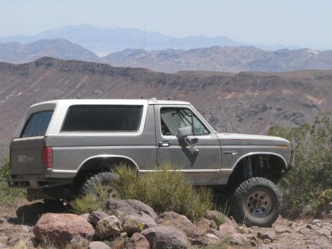 2008 Ford Bronco - view to the north from the summit