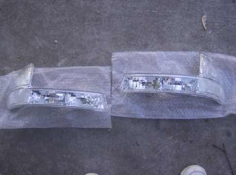 1970 Ford Ranchero - A pair of clear marker lights are shown, likely for an automotive application.