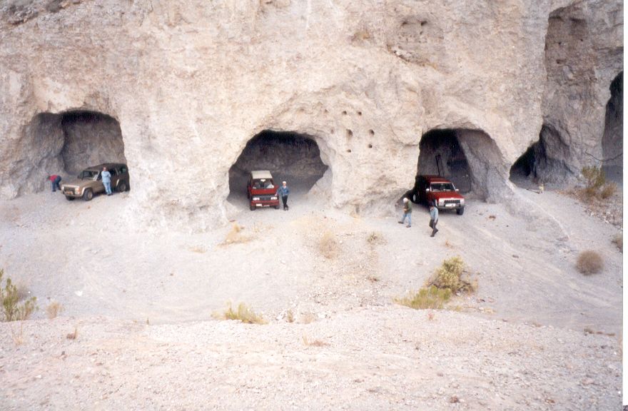 Perlite caves near Superior