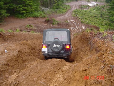 1995 Jeep Wrangler - And down.....
