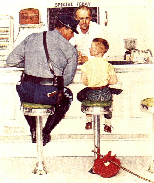 The Runaway  Norman Rockwell
