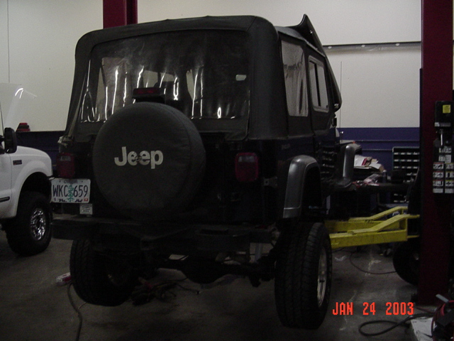 See the sping over the axle