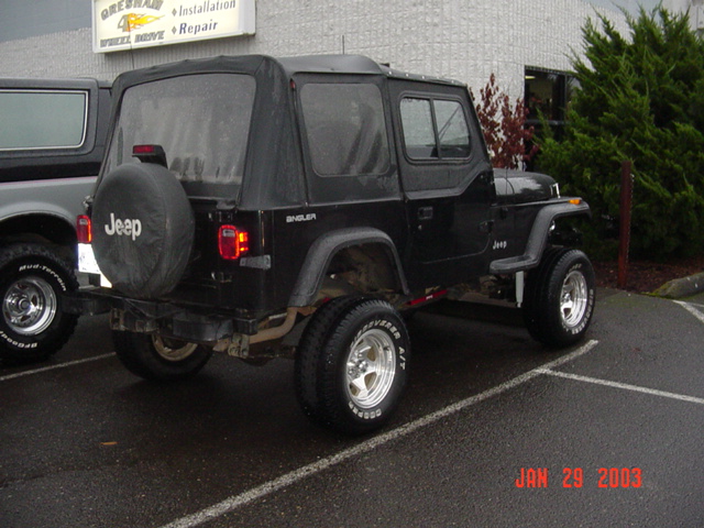 There she is, looks funny with the small tires