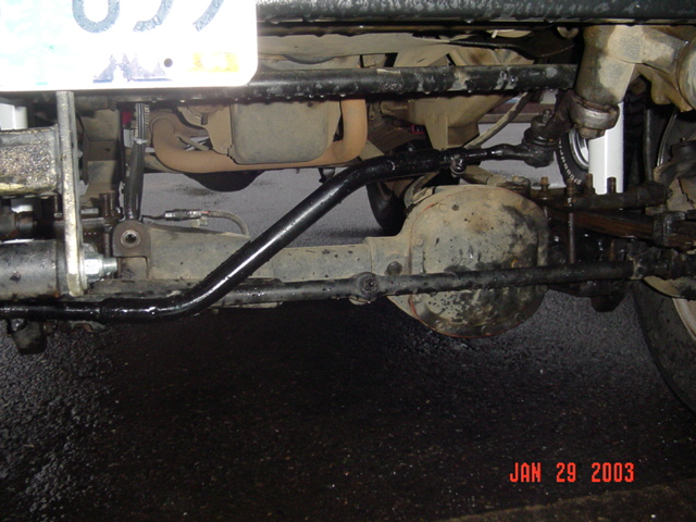 The new drag link (for steering)
