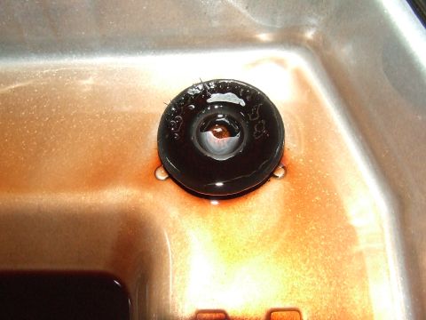 2003 Ford Crown Victoria - Tranny pan magnet with some slug.