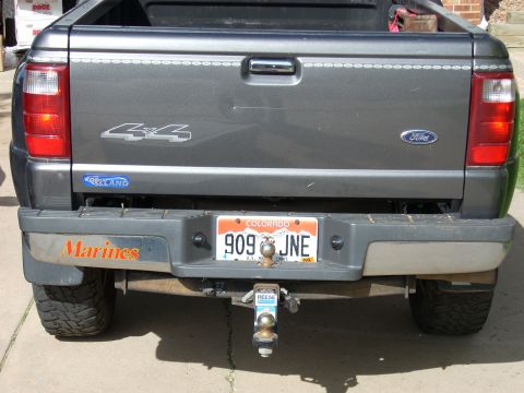 2004 Ford Ranger - rear after lift