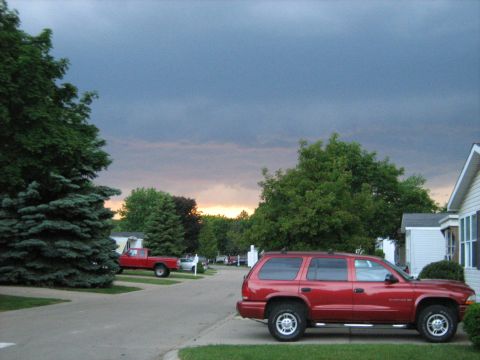1988 Mercury Grand Marquis - just before a rainstorm. 6-6-08