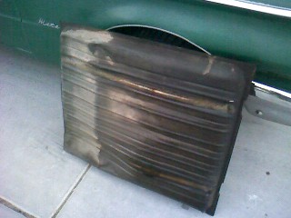 1965 Ford Ranchero - the gas tank is now leaking so i pulled it out. I figured it was the filler neck hose but in order to change it i had to drop the whole tan…
