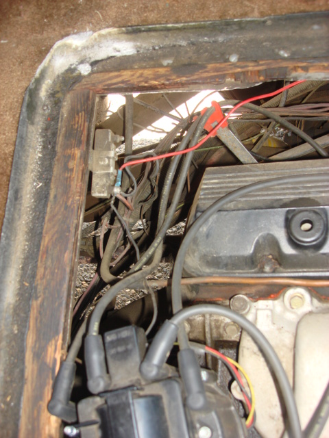 1983 Ford Bronco - When we got this the wiring was all Hacked up. the coil was not getting full power and there were exposed wires everywhere. so here was the…