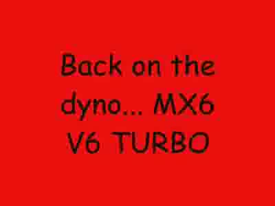 1993 Mazda MX-6 - dyno day