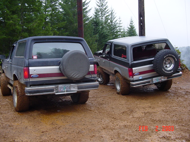 Couple of '89 Bronco's (Chris & Tim)