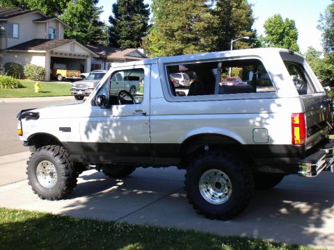 1996 Ford Bronco - Topless for a couple months with 100 deg. weather & the kids voted "PUT THE TOP ON!".......but, "take the windows out please!"