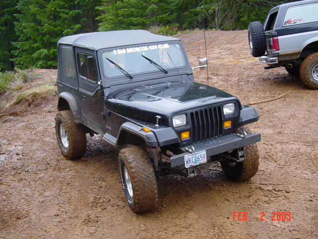 Now the Jeep goes down.....kinda steep! (12 pics)