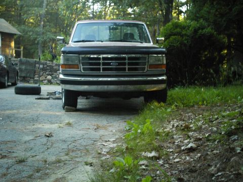 1994 Ford F-150 - The front grille and headlight design suggest a 1992-1996 Ford F-150 model year.