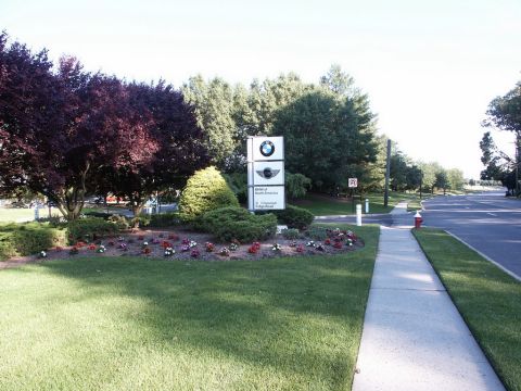 2001 Mercury Grand Marquis - Sign for BMW of North America at 300 Chestnut Ridge Road, Woodcliff Lake, NJ.