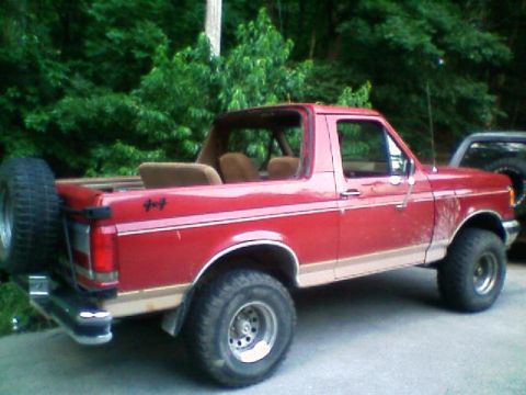 1989 Ford Bronco - top off 2