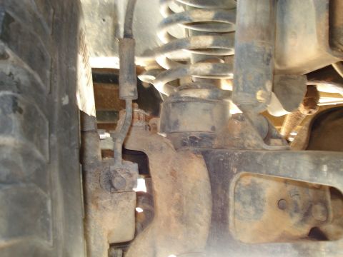 1989 Ford Bronco - my 2 inch spacer on the front coils