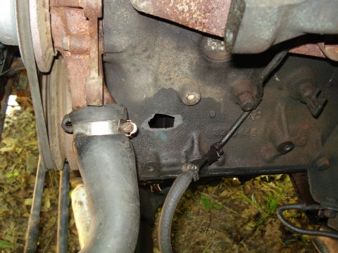 1989 Ford Bronco - threw a rod through the side of th block so we are putting my brother's 302 in its place