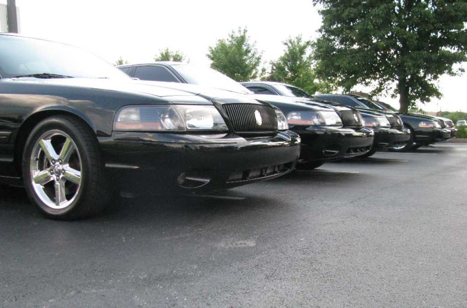 Lined up and ready to invade the cruise.