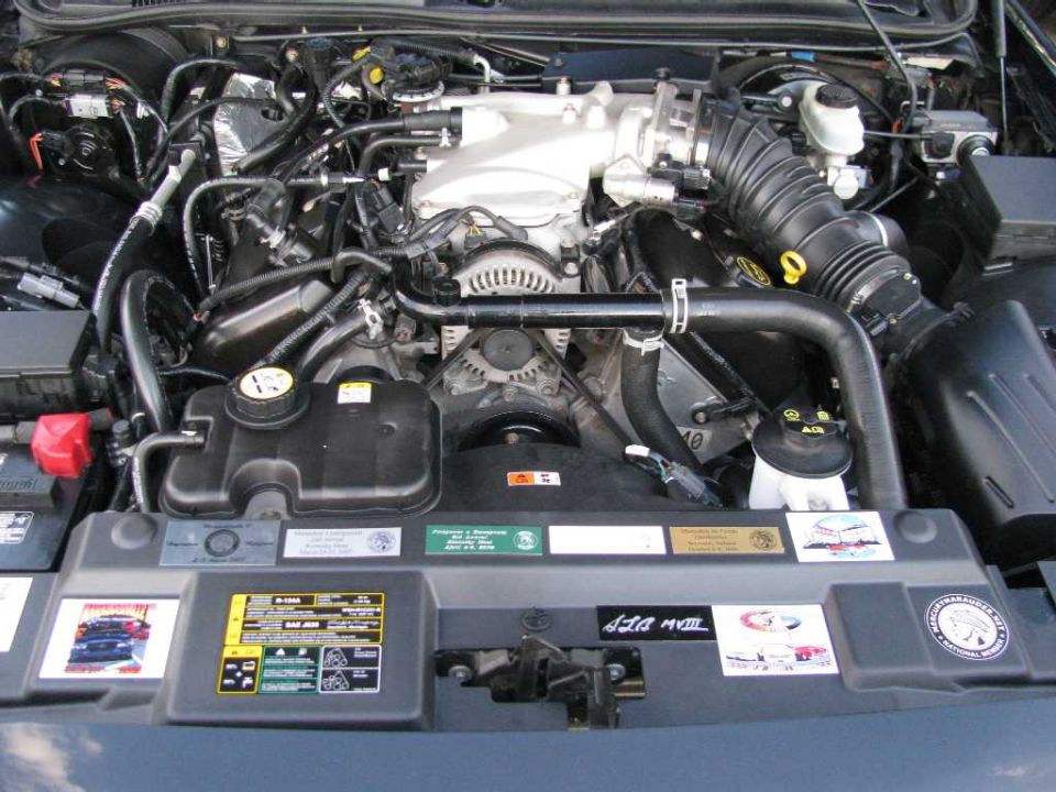 Mongoose's engine bay.
