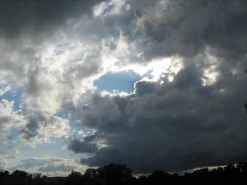 1988 Mercury Grand Marquis - nice sky shot 6-16-08 7:14pm