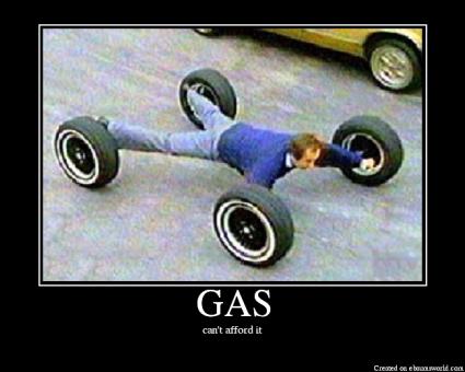 2000 Mercury Grand Marquis - A humorous image depicts a person positioned like a car, with wheels attached to their limbs, illustrating the concept of being 'gas-powere…