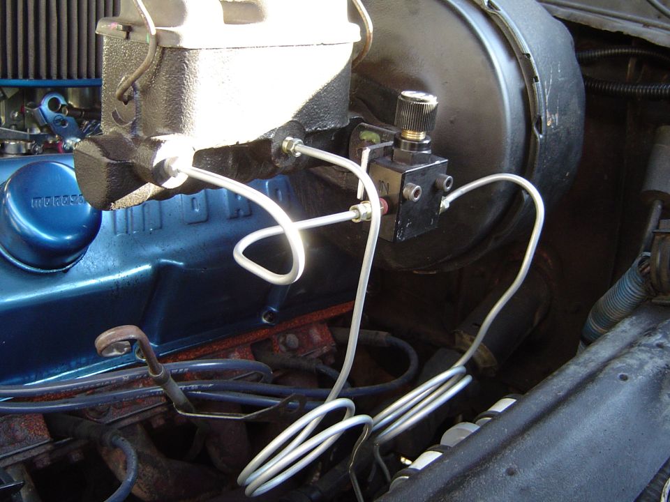 Mechanical prop valve installed