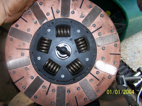 1979 Ford F-150 - Clutch disc assembly with visible springs and part number AB11004.