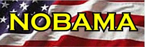 2008 Ford Bronco - A bumper sticker with the text "NOBAMA" is displayed against the backdrop of an American flag.