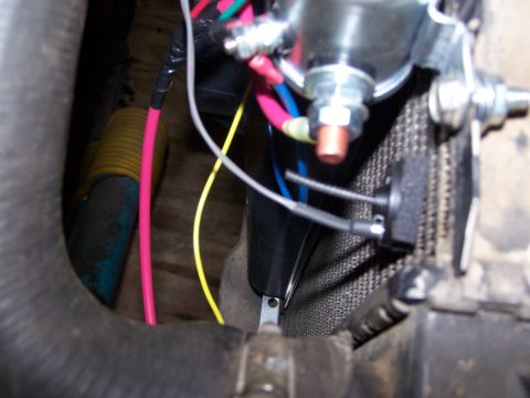 1986 Ford Bronco - Temp probe installed