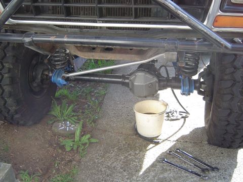 1978 Ford Bronco - Old steering removed